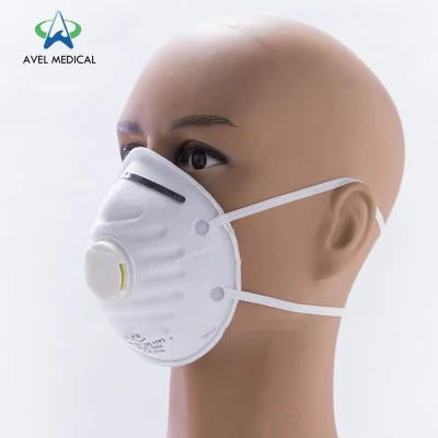 Maschera protettiva monouso antipolvere antivirale antibatterica all'ingrosso Maschera protettiva antipolvere FFP2 / FFP3