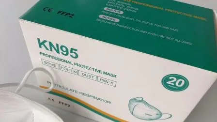 Disponibile in magazzino FFP2 FFP3 Maschera approvata standard CE Maschera a 5 strati 2 Efficienza di filtrazione soffiata a fusione Oltre il 95% di spazio respiratorio sufficiente Maschera per la testa