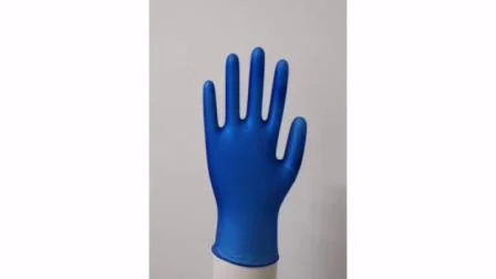 Guanti protettivi monouso per esami di sicurezza in vinile in lattice monouso da 9 pollici blu/bianco/nero per saloni di bellezza speciali/alimentari/farmaceutici in PVC Rubbe Nitrile